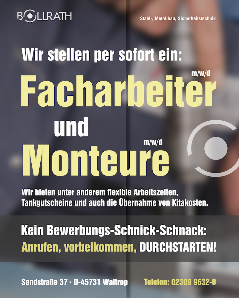Karriere bei BOLLRATH