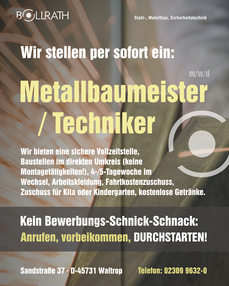 Karriere bei BOLLRATH